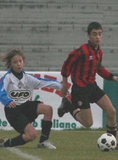 Una partita di calcio giovanile