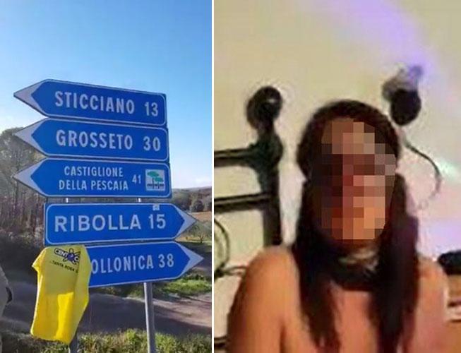 Il video promozionale girato in Maremma dalla Cento per cento, un’immagine del filmato hard
