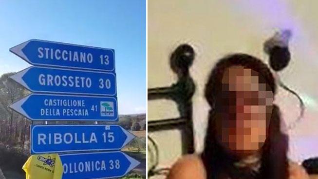 Il video promozionale girato in Maremma dalla Cento per cento, un’immagine del filmato hard
