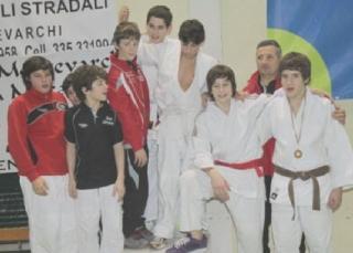 <strong>ESORDIENTI.</strong> Il gruppo dei grossetani a Montevarchi