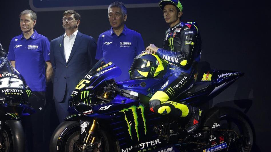 Rossi, Yamaha nerazzurra