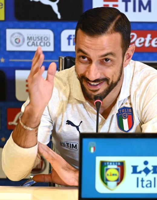 L’emozione di Quagliarella: «Ho chiesto se mi volevano per lo staff azzurro»