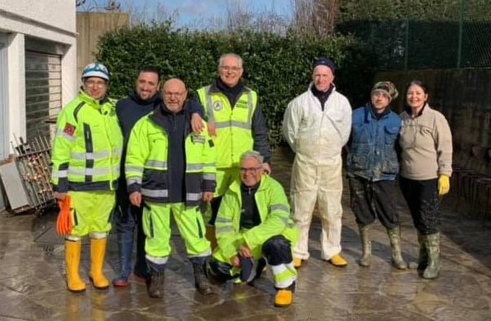 Protezione civile all’opera