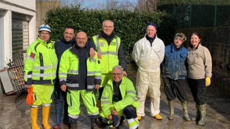 Protezione civile all’opera