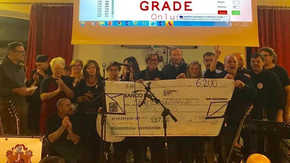 Assegno da 6.200 euro per aiutare il Grade