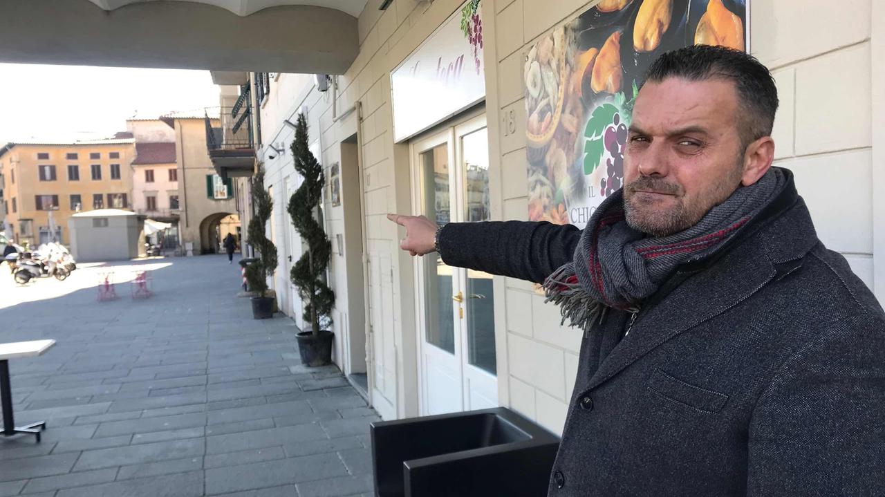 Massimiliano Cosimo, titolare del Chicco d'uva