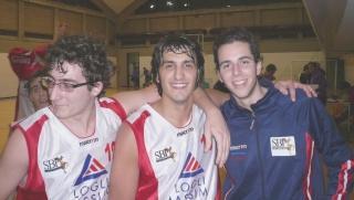 Baldi, Chiaramonti e Almiranti della Scuola Basket Prato