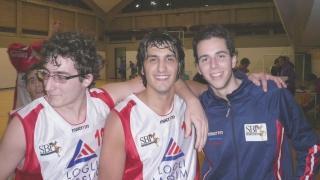 Baldi, Chiaramonti e Almiranti della Scuola Basket Prato