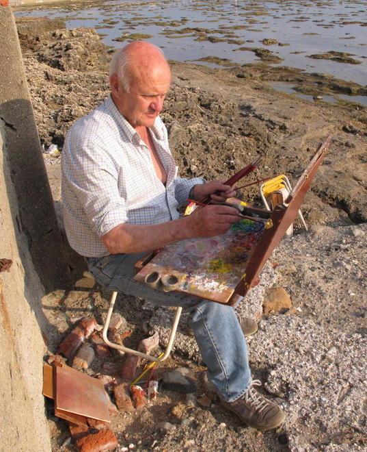 Addio a Giorgio Luxardo, maestro della pittura dal vero 