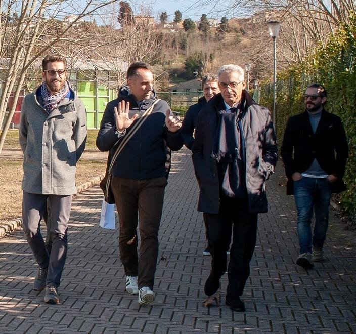 Il vivaio del Peccioli diventa... viola con la benedizione di Gino Salica