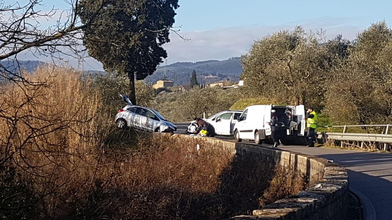 Una immagine dell'incidente
