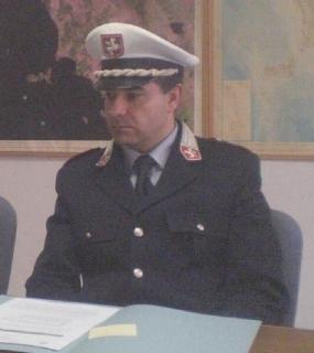 Il comandante dei vigili urbani Giacomo Pellegrini