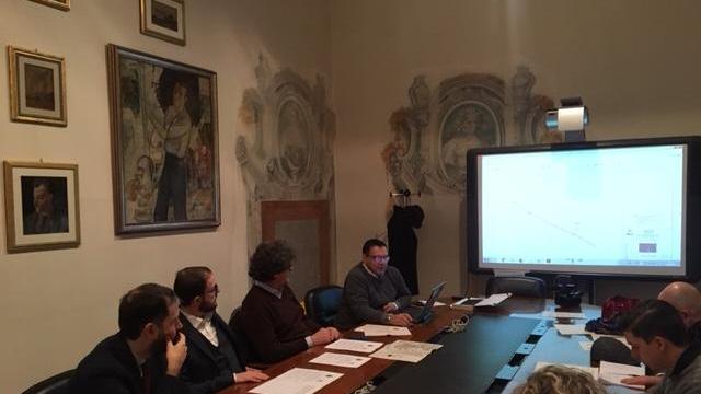 La presentazione dei lavori sulla rete idrica in via Mozza sul Gorone