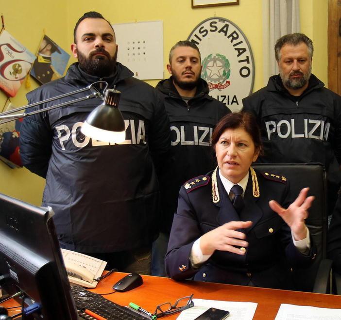 La dirigente del commissariato Mara Ferasin