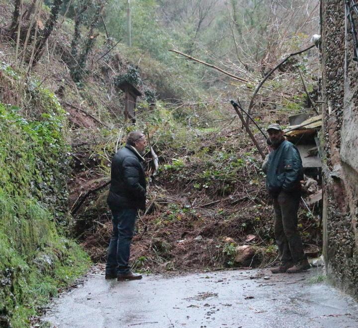 Frana a Riomagno: i due coniugi evacuati sono rientrati a casa 