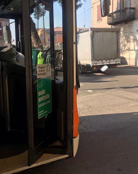 Stop forzato all’autobus