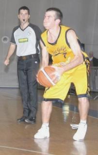 Marco Corsini, autore di 13 punti a Montevarchi