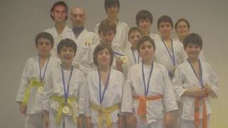 Gli atleti del Kodokan Prato che hanno partecipato alle gare a Camaiore