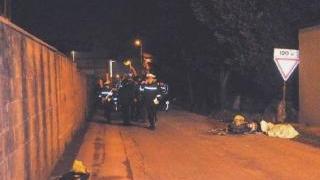 Il luogo dell’incidente sulla via Carriona