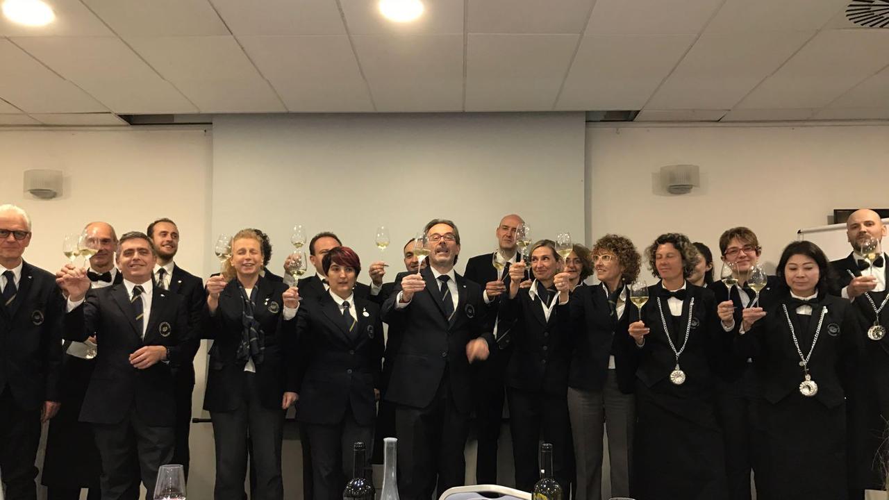 Degustatori dell'Ais all'hotel Datini