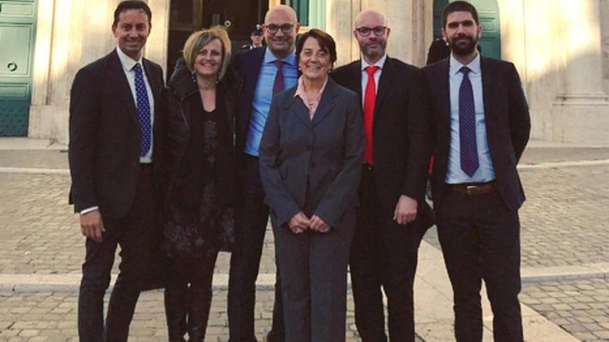 Un gruppo di sindaci dell’Unione Valdera