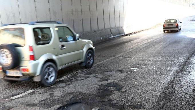 Sottopasso a senso alternato Sopralluogo per i lavori