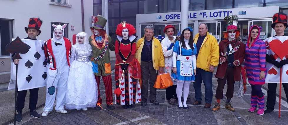 Il Carnevale di Bientina invade la pediatria