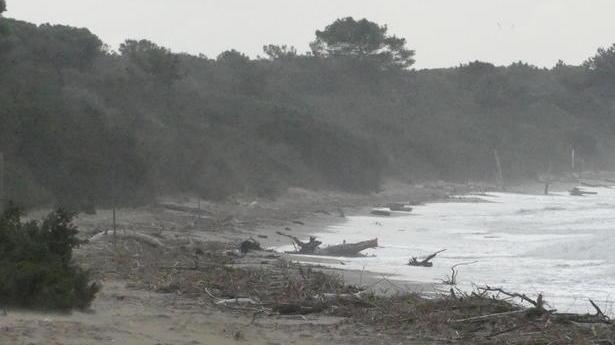 Mareggiate e raffiche di vento piegano ancora la costa sud