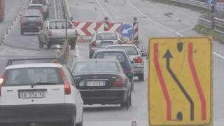 Un cantiere in superstrada