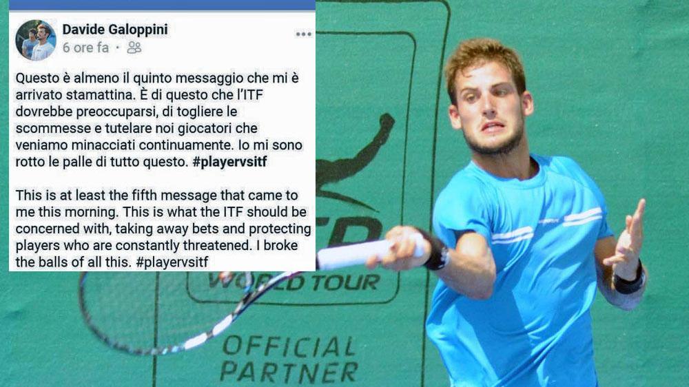 Tennista denuncia le minacce degli scommettitori: «Perdi questa partita o non giocherai più»