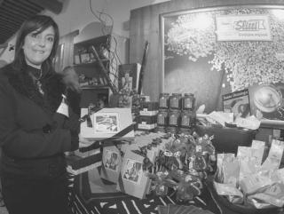 Uno stand di Slitti a Cioccolosità