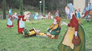 Il presepe che fu danneggiato due sere prima di Natale