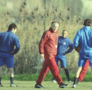Gli azzurri si allenano sotto la direzione di mister Tazzioli