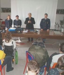Arpaia durante un incontro sul bullismo