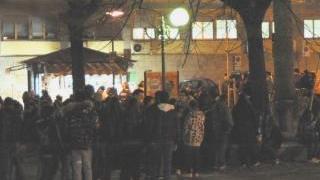<strong>RAGAZZI.</strong> In piazza San Francesco all’ora dello struscio