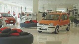 Una concessionaria di vendita Fiat