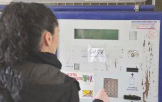 La macchinetta per la bigliettazione automatica è guasta
