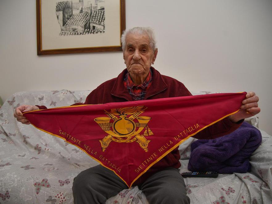 Aldo Marzocchi, il più anziano bersagliere maremmano