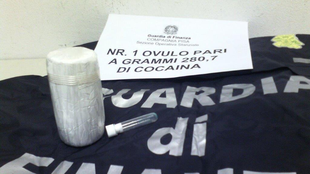 Un sequestro di cocaina da parte della guardia di finanza