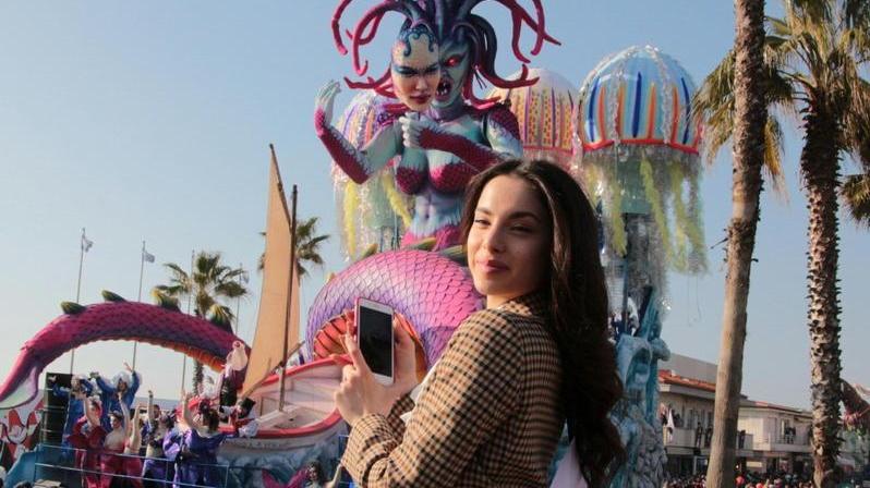 Carlotta, una sirena al corso «Mi sento come una bimba»