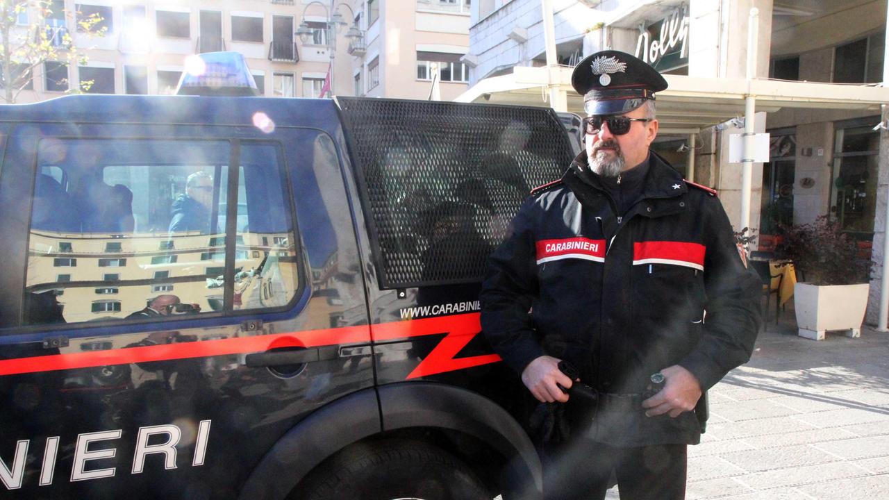 Una pattuglia dei carabinieri