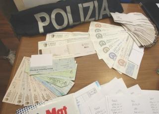 Antiusura: banconote assegni e cambiali sequestrate