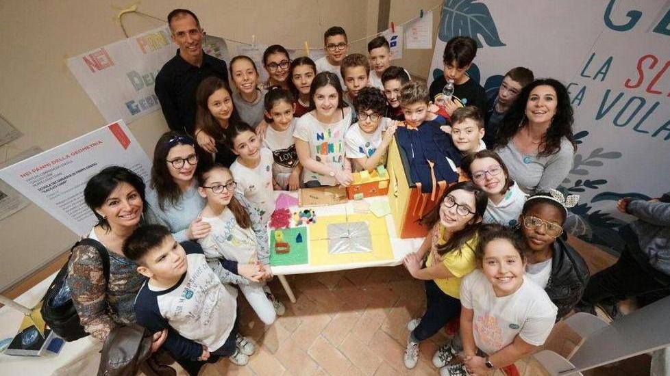 Gli alunni della 2ª della Galileo Chini di Montecatini che l’hanno scorso hanno presentato il progetto