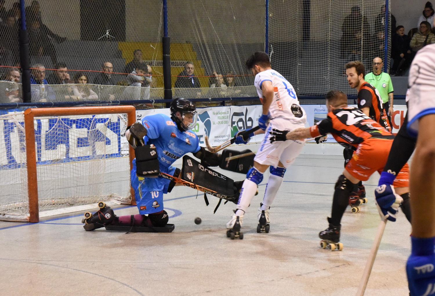 Il gol dell'1-0 di Rodriguez (foto Giorgio)