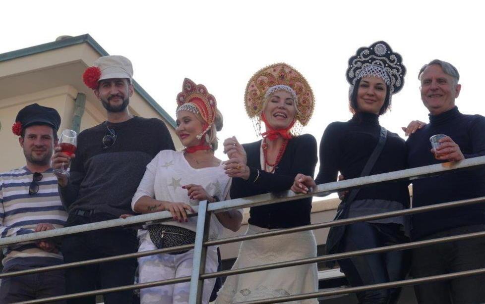 Delegazione russa da Rebecchi