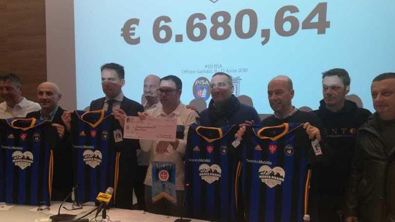 Monte Pisano, raccolti quasi 7mila euro e partono gli eventi per i 110 anni del club