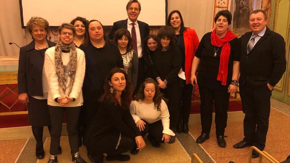 Più forti della disabilità Ricevuta in Senato la delegazione Anffas