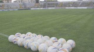 Tutto pronto all’Arena, palloni compresi, ma la gara non si è disputata