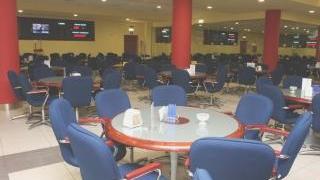 L’interno della sala Bingo Stella