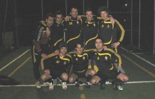 La squadra della Longobarda 99 S.S. (calcio a 5 al Club La Pineta)
